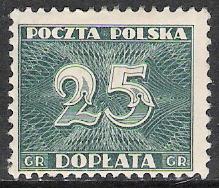 Poland #J99 Postage Due MHR
