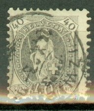 Switzerland 84c used CV $115