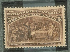 United States #234 Unused Single