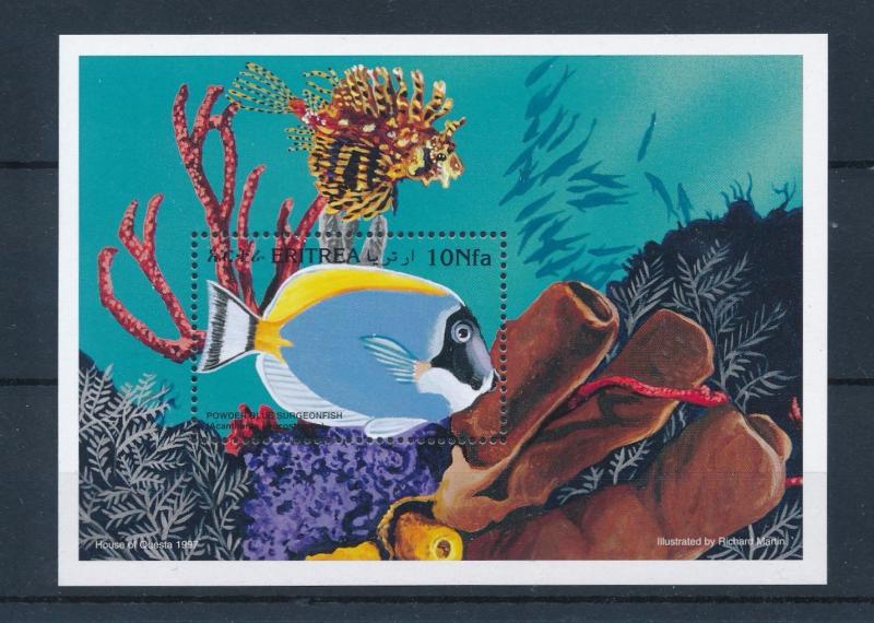 [46946] Eritrea 1997 Marine Life Surgeon Fish MNH Sheet