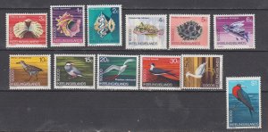 ,J48665 J L,Stamps 1969 cocos islands set mh #8-19 wildlife
