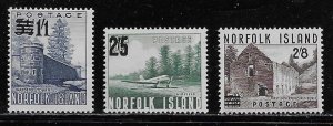 Norfolk Island Scott #'s 26 - 28 MNH