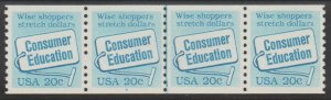 Scott 2005, PNC-3 plus1, PL#4 Consumer Education MNH (.20cent)