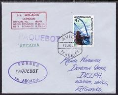 Australian Antarctic Territory used in Tenerife 1967 Paqu...