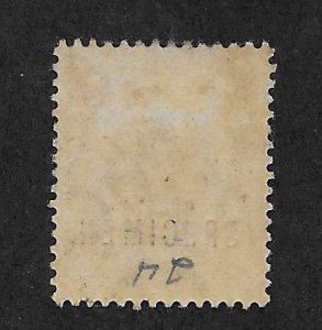 FALKLAND ISLANDS SC# 24 SPECIMAN FVF/MOG 1905