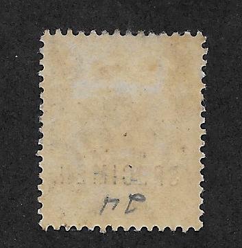 FALKLAND ISLANDS SC# 24 SPECIMAN FVF/MOG 1905