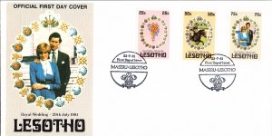 Lesotho, Worldwide First Day Cover, Royalty