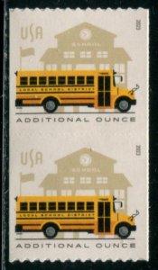 5741 US (24c) School Bus & School SA coil, MNH pair