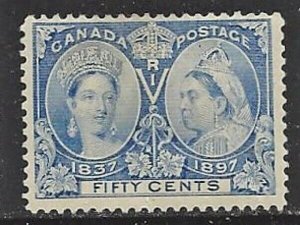 Canada 60 OG 50-cent Jubilee CV$375