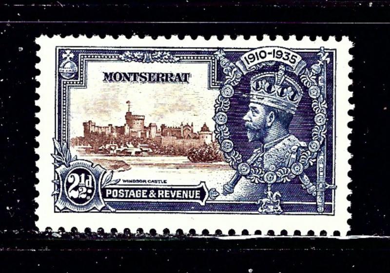 Montserrat 87 MH 1935 KGV Silver Jubilee