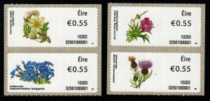 IRELAND SGM5b/8b 2010 IRISH WILD FLOWERS MNH