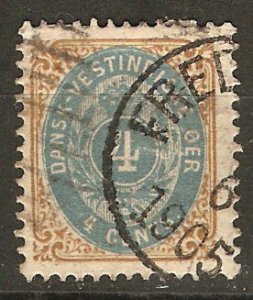 Danish West Indies 18 Used F/VF 1901 SCV $13.50