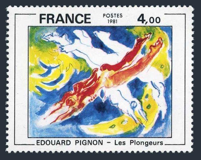 France 1773,MNH.Michel 2286. Art 1981.The Divers,by Edouard Pignon.