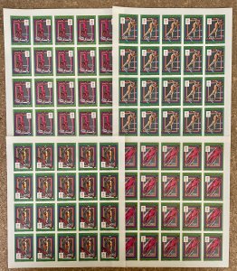 Olympic Games Calgary 88 Comoros Imperf Full Set in Sheets Stamps -