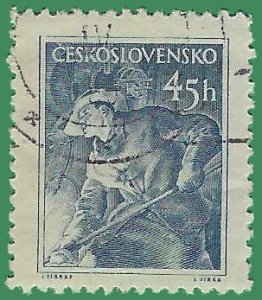 Czechoslovakia #648 1954 CTO