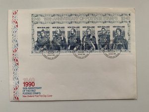 1990 New Zealand #1003 150th anniversary of the postage stamp FDC