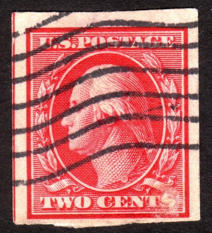 1908, US 2c, Washington, Used, Sc 344