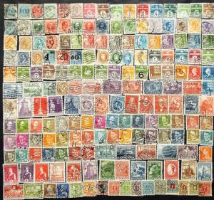 170 Different Stamps from Denmark