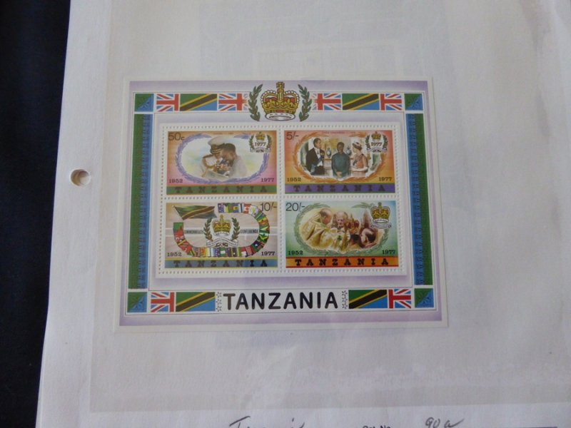 Tanzania 1976-1988 MNH Souvenir Sheets