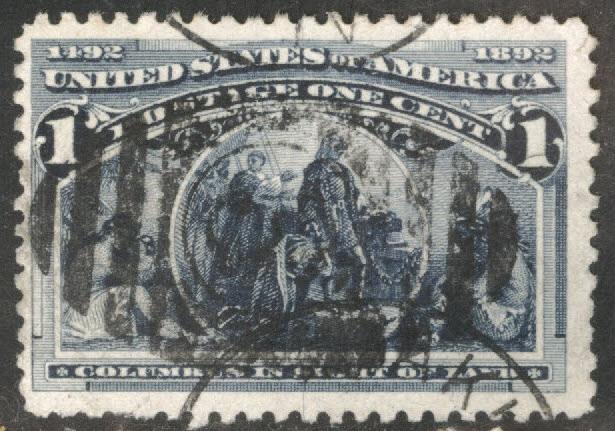 USA Scott 230 Used 1893 Colombian Expo