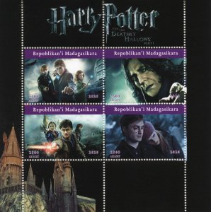 MADAGASCAR - 2020 - Harry Potter, Hallows #1 - Perf 4v Sheet - Mint Never Hinged