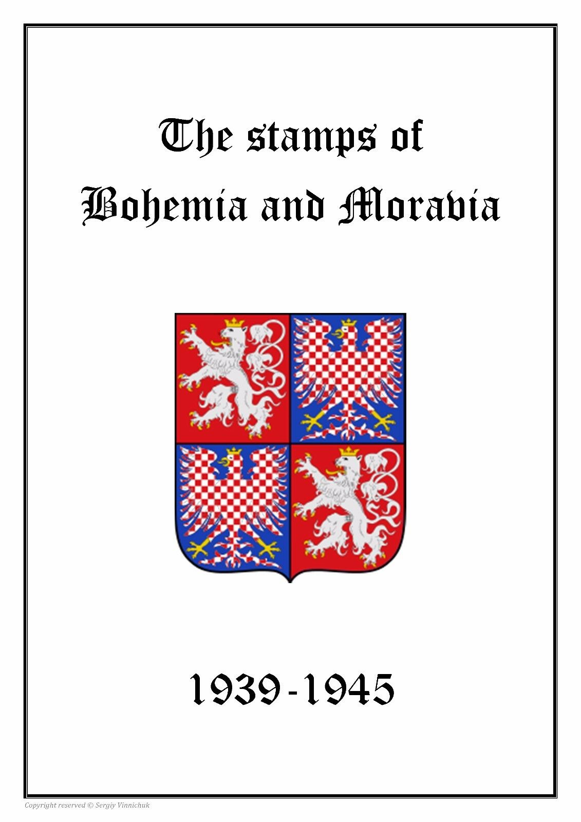 Germany Third Reich Bohemia and Moravia 1939-1945 PDF(DIGITAL) STAMP ALBUM  PAGES