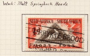 South Africa 1953 Early Issue Fine Used 1d. NW-157007