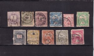 SA29b Hungary early selection  of used stamps