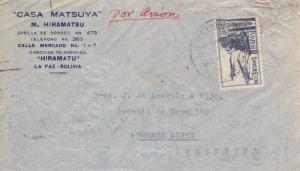 Bolivia to Buenos Aires, Argentina, Airmail, 1940, See Remark (21560)