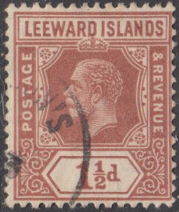 Leeward Islands #66A Used