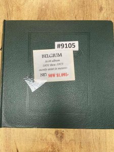 Collections For Sale, Belgium (9105) 1851 thru 1975