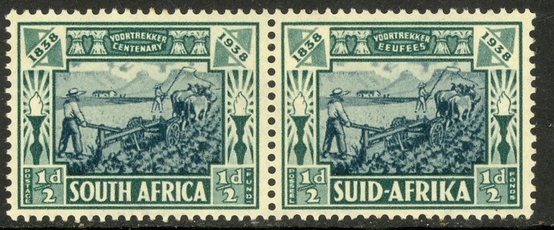 SOUTH AFRICA 1938 KGVI 1/2d VOORTREKKER Semi Postal Sc B5 MH