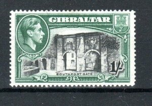 Gibraltar 1938 1s Southport Gate perf 14 MH