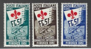 Italy SC#574-576 Mint F-VF SCV$90.00...Worth a Close Look!