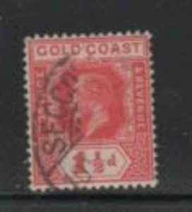 GOLD COAST #85 1922 2p KING GEORGE V F-VF USED d