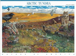 2003 Sheet 37c Wildlife of Arctic Tundra,Nature of America,Sc # 3802,VF MNH**