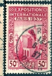 Algeria; 1937: Sc. # 110: Used Single Stamp