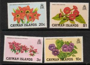 CAYMAN ISLANDS SG541/4 1981 FLOWERS (2nd SERIES) MNH