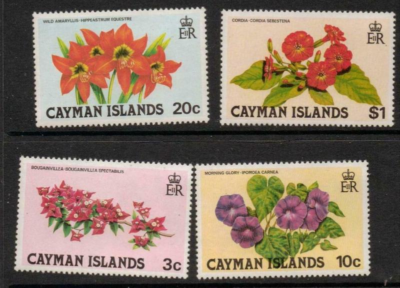 CAYMAN ISLANDS SG541/4 1981 FLOWERS (2nd SERIES) MNH 