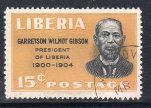 Liberia 323 - Used - Garretson W. Gibson (cv $0.70)