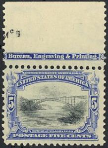 297 - Never Hinged 5c Pan Am Imprint Single