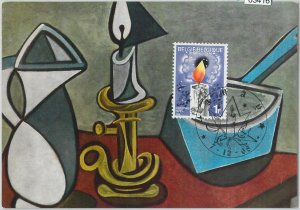 63416 - BELGIUM - POSTAL HISTORY: MAXIMUM CARD 1968 - ART Christmas-