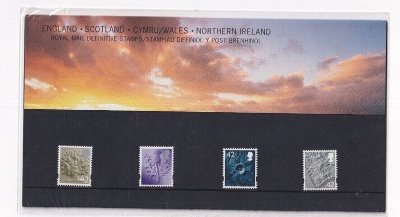 GB 2005 Regional Four Nations Machins 42p Pictorials Presentation Pack no 70 U/M 