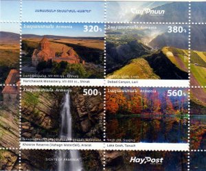 Armenia / Armenië - Postfris/MNH - Sheet Landscapes 2023