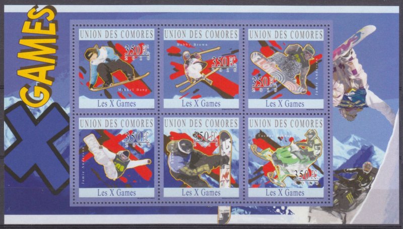 2010 Comoro Islands 2754-2759KL Winter sport X 10,00 €