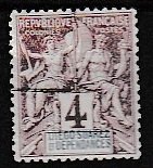 Diego Suarez 1892 Scott # 27 Navigation & Commerce MH