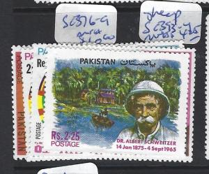 PAKISTAN  (PP2412B)  SC 376-9   MNH