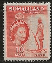 Somaliland =  Scott # 129 - MH