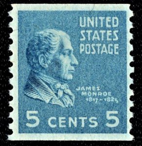 US 845 MNH VF 5 Cent James Monroe