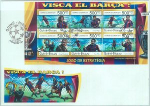 84824 - GUINEA-BISSAU - Postal History -  FDC COVER Barça BARCELONA  2011